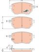 TRW DTEC Brake Pads