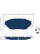TRW Electric Blue Brake Pads