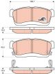 TRW DTEC Brake Pads