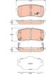 TRW DTEC Brake Pads