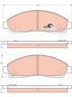 TRW COTEC Brake Pads