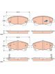 TRW Brake Pads