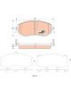 TRW DTEC Brake Pads