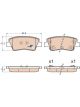 TRW DTEC Brake Pads