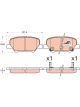 TRW DTEC Brake Pads