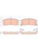 TRW DTEC Brake Pads