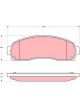 TRW DTEC Brake Pads