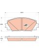 TRW DTEC Brake Pads