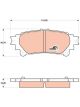 TRW DTEC Brake Pads