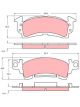 TRW DTEC Brake Pads