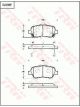 TRW DTEC Brake Pads