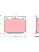 TRW DTEC Brake Pads
