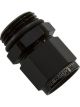 Aeroflow Male -10 ORB to Female -8AN Swivel Adapter Black