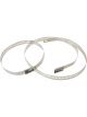 Aeroflow Snap Lock Ties Stainless Steel Ties 12 Pieces x 9 Inch