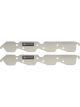 Allstar Performance Exhaust Block Off Plates For BBC Engines