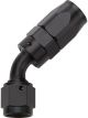 Allstar Performance Reusable Hose End Black 45 Degree Elbow -8AN