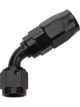 Allstar Performance Reusable Hose End Black 60 Degree Elbow -6AN