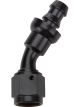 Allstar Performance Pushlock Hose End Black 30 Degree Elbow -16AN