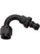Allstar Performance Pushlock Hose End Black 120 Degree Elbow -10AN