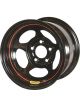 Bassett Wheel 15in x 10in 3in BS 5x5 Black Inertia