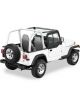 Bestop Diamond-Upper Door Sliders Black