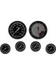 Classic Instruments Autocross Grey 6 Gauge Set 2-5/8 Full Sweep