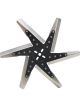 Derale 18in HP Stainless Steel Flex Fan Black Hub/Reverse