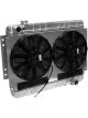 Dewitts Radiator w/ Fans For Chevelle 66-67 Automatic Trans Raw
