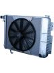 Dewitts Radiator w/ Fans For Camaro 67-69 SBC Manual Trans Raw