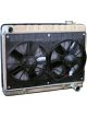 Dewitts Radiator w/ Fans For Nova 62-67 Automatic Trans Raw