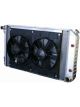 Dewitts Radiator w/ Fans For Chevelle 73-77 Automatic Trans Raw