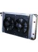 Dewitts Radiator w/ Fans For Nova 73-74 Automatic Trans Raw
