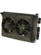Dewitts Radiator w/ Fans For Camaro 67-69 BBC Manual Trans Black