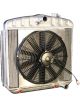 Dewitts Radiator w/ Fans For 55-57 Chevy LS Automatic Trans Raw