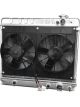 Dewitts Radiator w/ Fans For C-10 Truck 63-66 Automatic Trans Raw