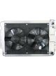 Dewitts Radiator w/ Fans For Camaro 67-69 LS Manual Trans Raw