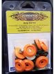 Dominator Racing Products Body Bolt Kit Orange Hex Head
