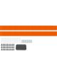 Dominator Racing Products Valance Dominator SS Fluorescent Orange