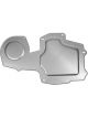 Detroit Speed Engineering A/C Delete Plate Bolt-In For 1970-81 GM