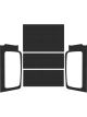 Design Engineering Headliner Kit Black For 2004-06 Jeep Wrangler LJ