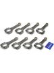 Eagle I-Beam Rod Set 6.100 2.100 Pin Diameter For SBC SIR