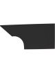 Fivestar Quarter Panel High Impact Plastic Black Left