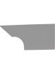 Fivestar Quarter Panel High Impact Plastic Gray Left