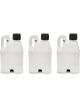 Flo-Fast Utility Container White Stackable Case of 3