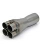 Hedman Slip-On Merge Collector 2in-3-1/2in