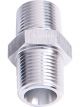 Aeroflow NPT Male Coupler 1 Inch Silver