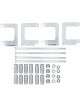 ICT Billet Remote Coil Relocation Brackets For Ford 7.3L Godzilla