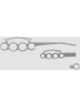 Ididit Billet Lever Kit Brushed Aluminum Grip Style