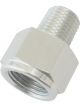 Aeroflow NPT Pipe Reducer 1/8 Inch to 1/4 Inch Silver