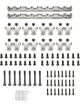 Jesel Shaft Rocker Arm Kit For SBC 1.6/1.6 Ratio